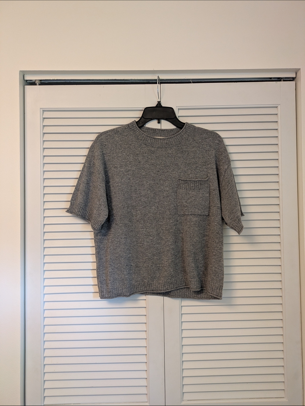 NWT Haven Well Within Grey Cashmere Pocket Tee